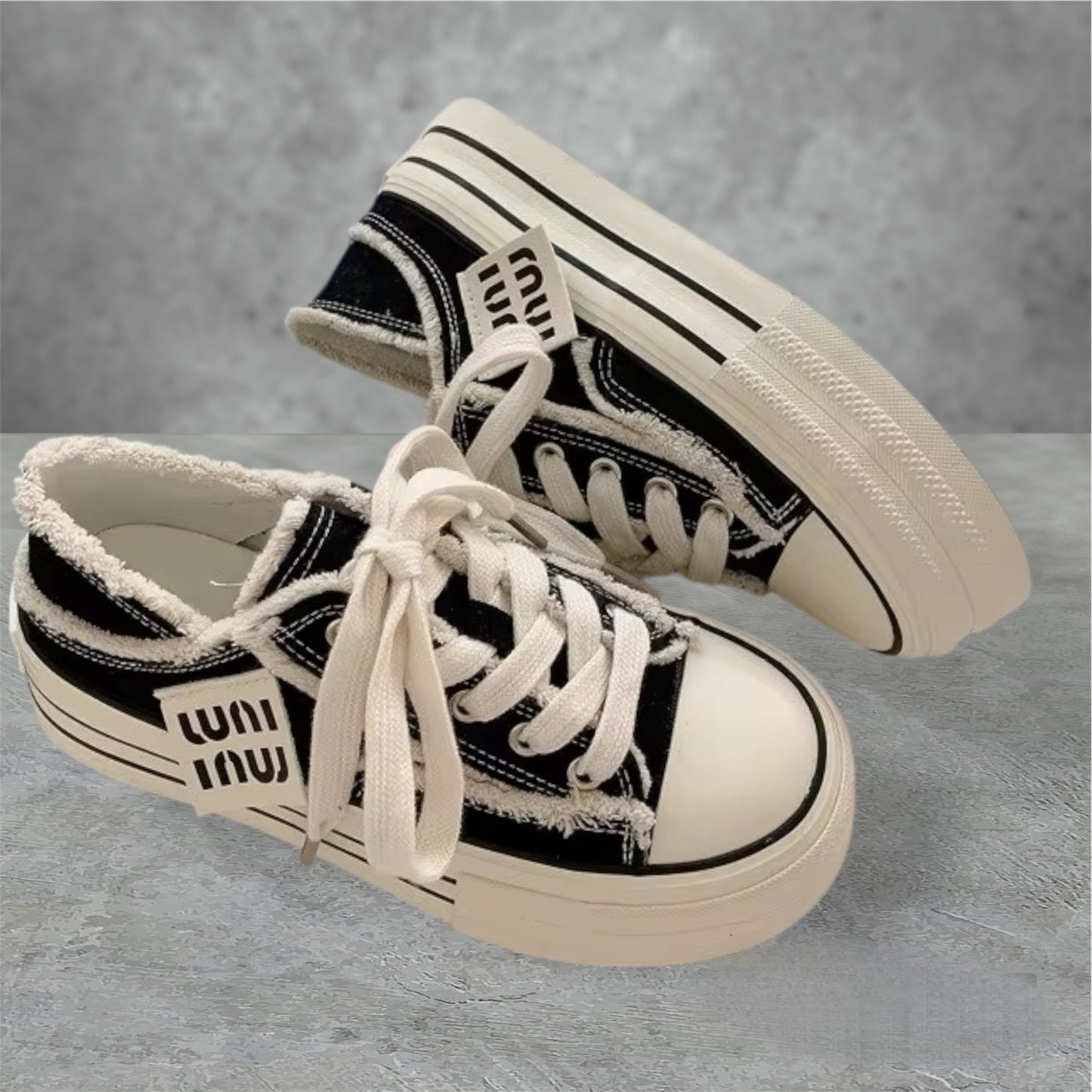 Platform Canvas Sneakers