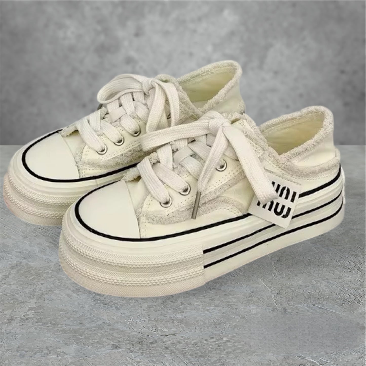 Platform Canvas Sneakers