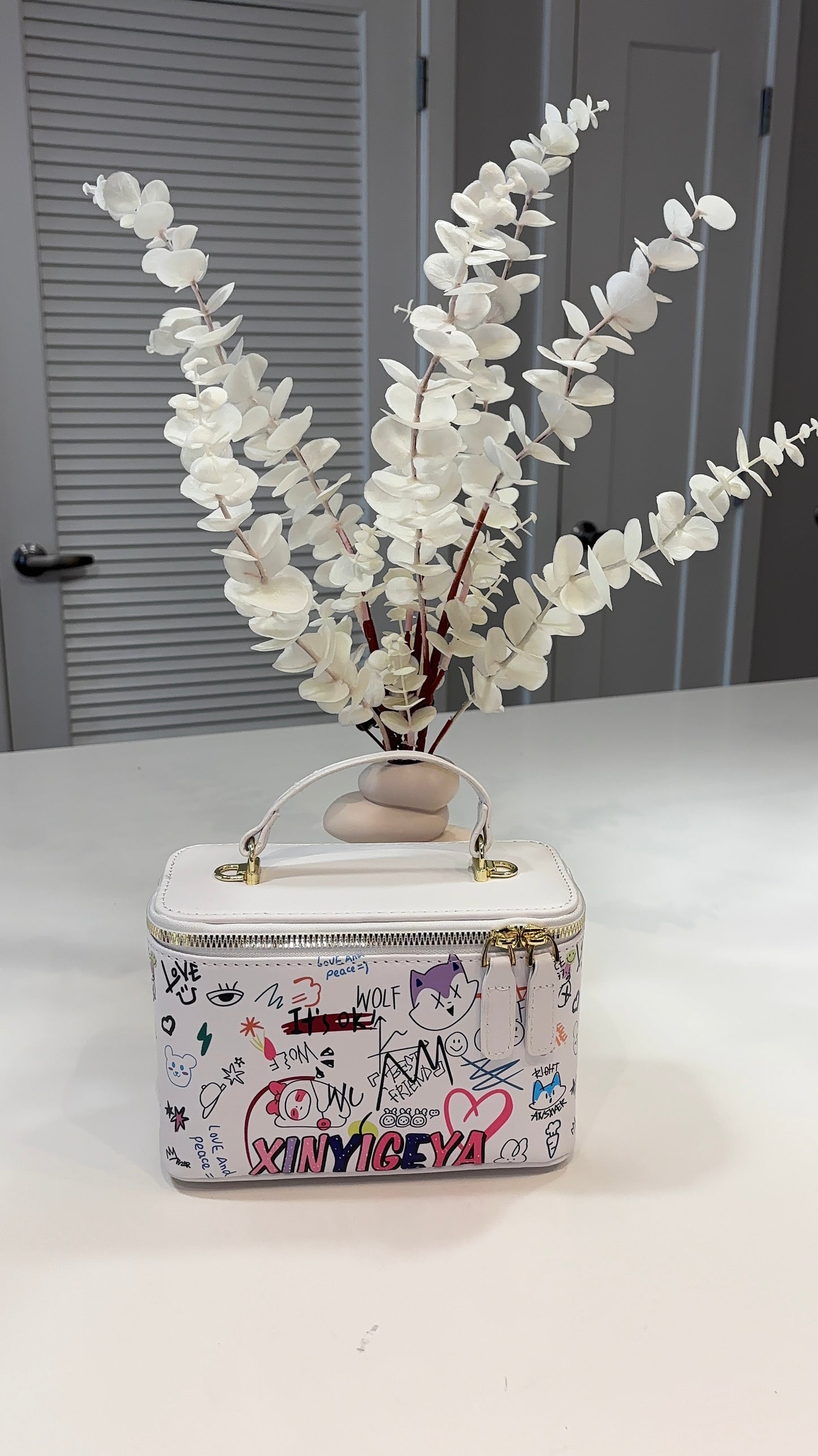 street style cartoon vanity bag