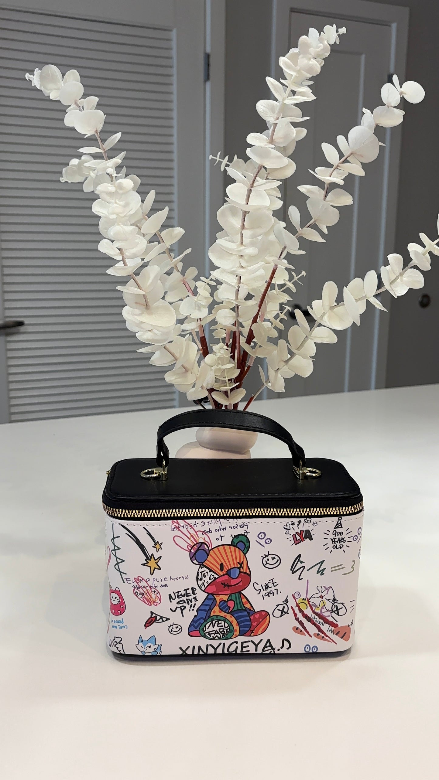 street style cartoon vanity bag