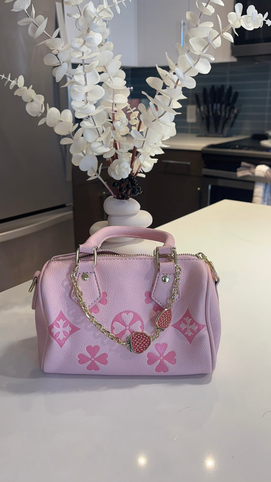 Pink charm bag