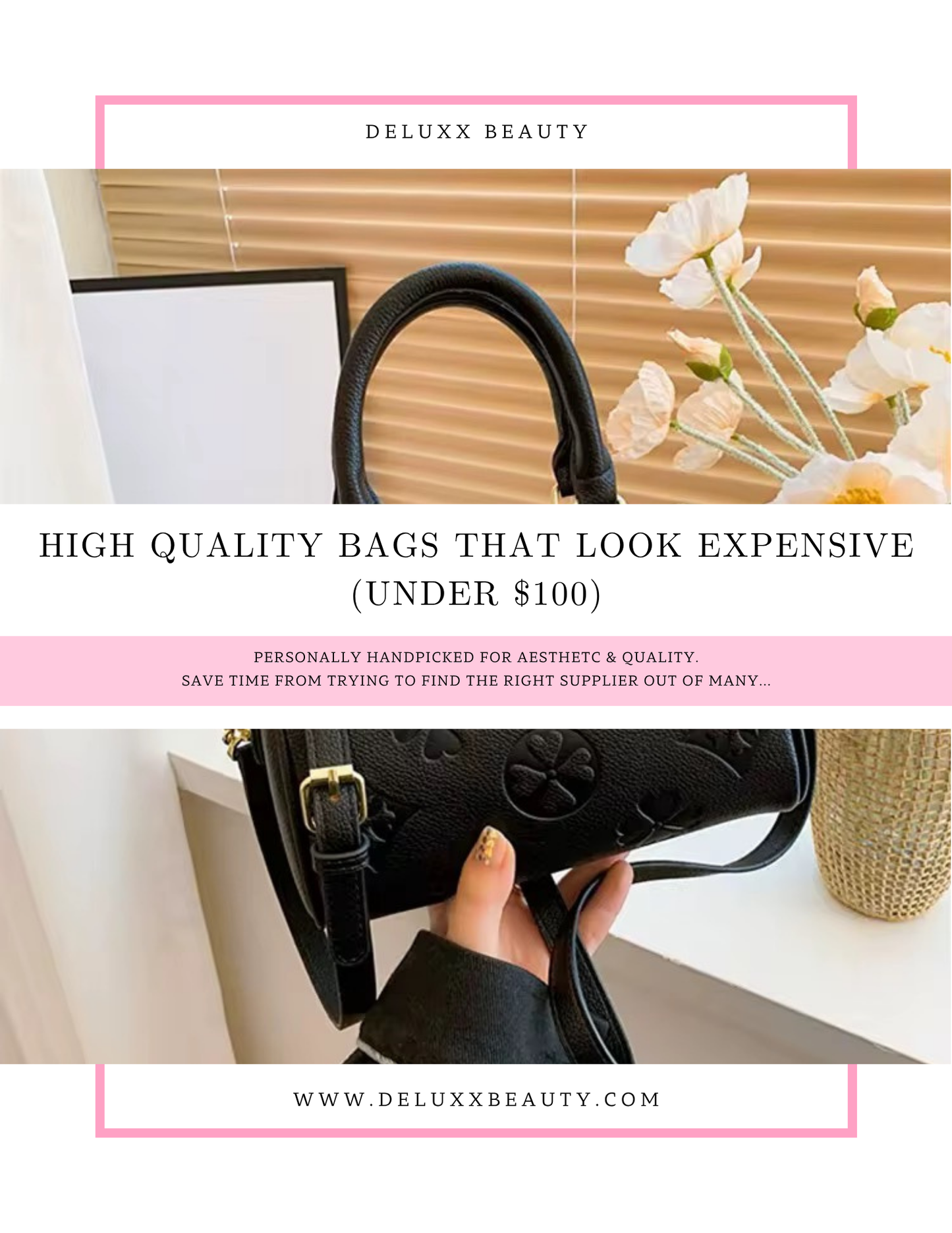 high quality luxury bags under $100